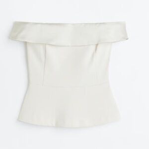 H&M peplum top